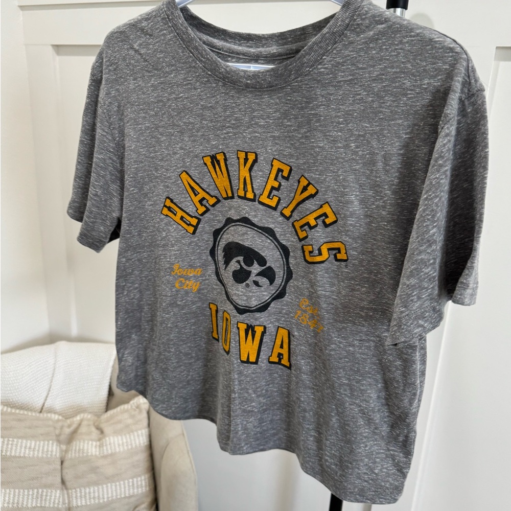 Gray Hawkeyes Iowa T-Shirt